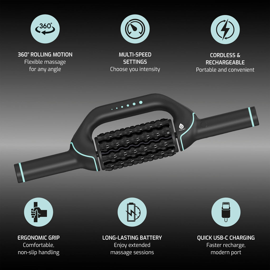 Rechargeable Rolling Massager – Relaxation Anytime, Anywhere