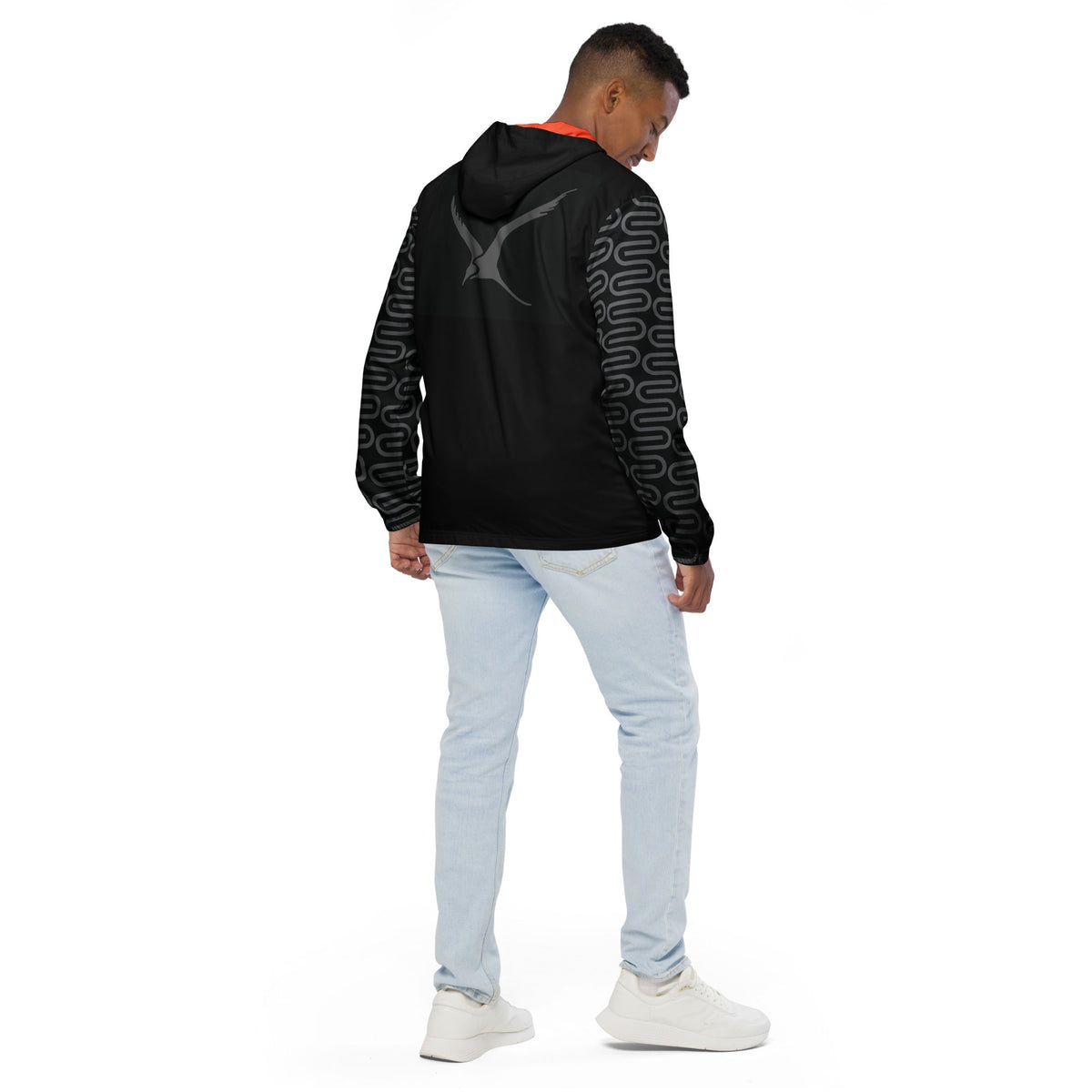 Logo Pattern Windbreaker