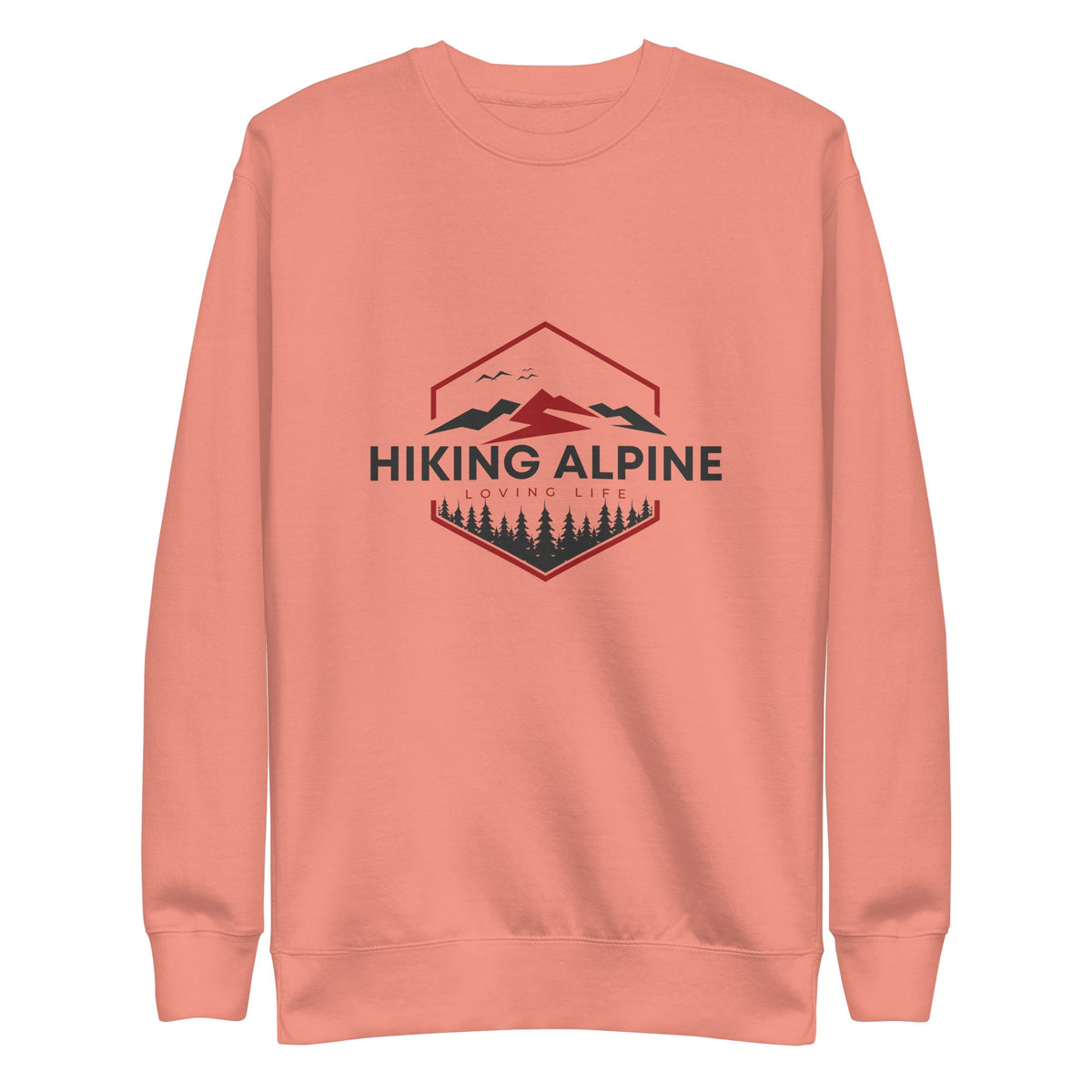 Hiking Alpine Edge Mens Premium Sweatshirt